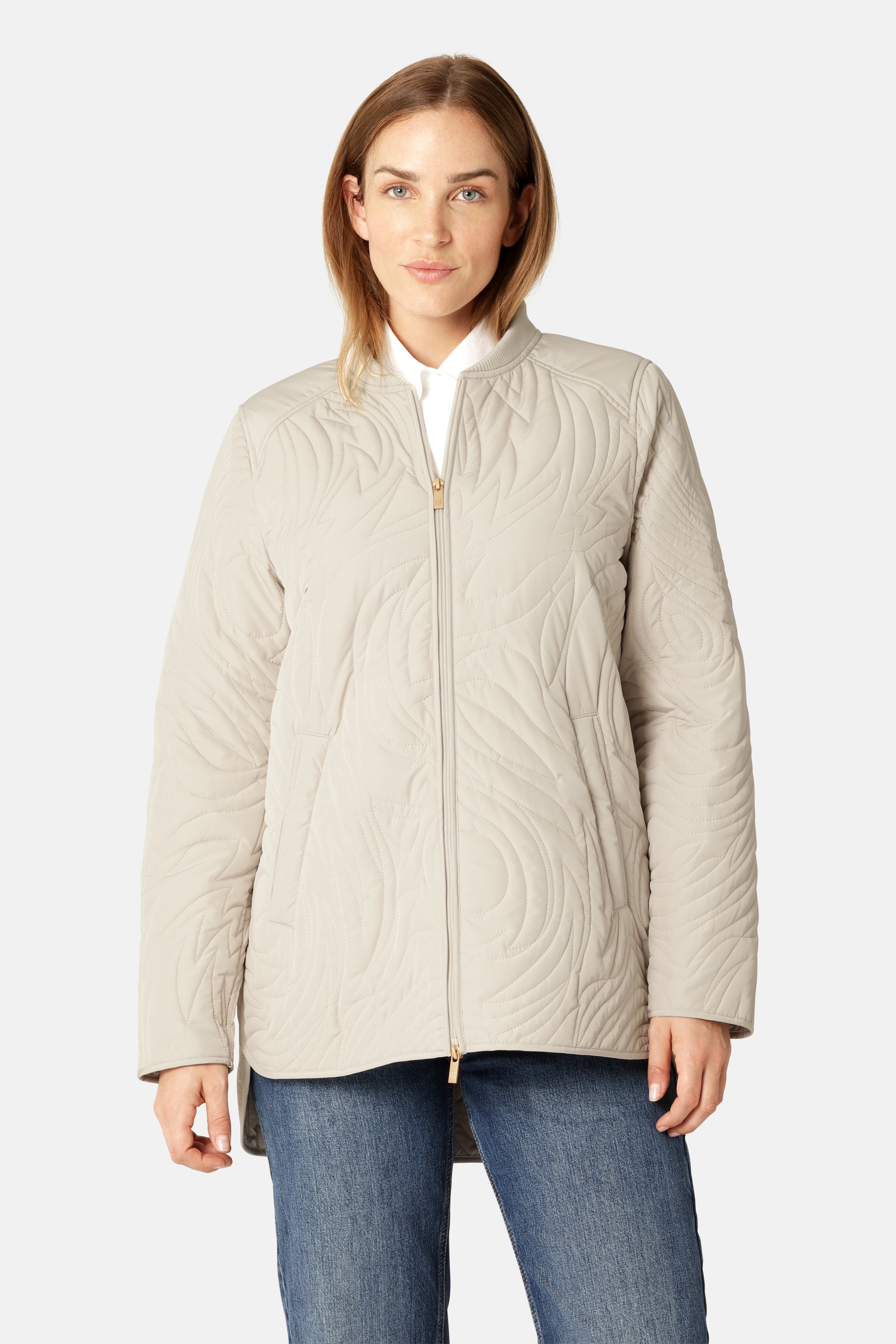 Kort Quiltad Jacka - Kit